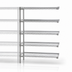 Thumbnail image #3 for Eagle Group 42-Inch Wide 5-Tier Stainless Steel Wire Add-On Shelving Unit