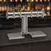 Thumbnail image #3 for Glastender Pipe Tee Countertop Draft Dispensing Tower, 6 Faucets, Air Cooled, Mirror Finish
