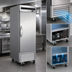 Thumbnail image #3 for IKON Refrigeration One-Section Reach-In Freezer with Bottom-Mounted Self-Contained Refrigeration, Stainless Steel