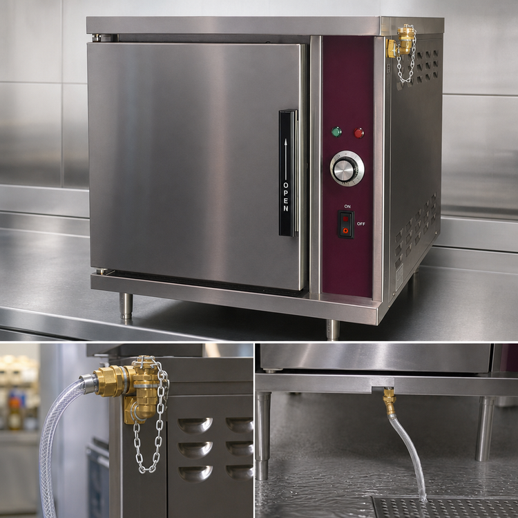 Product image #3 for Southbend Steam R24-5 Countertop Electric Convection Steamer, 5-Pan, Auto Fill/Drain