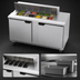 Thumbnail image #4 for Beverage-Air SPE60HC-12 60-Inch Two-Section Sandwich Prep Table with 12-Pan Top and 2 Doors