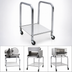 Thumbnail image #3 for BakeryXpress Portable Equipment Stand with Shelf and Casters for BM-36, LD-626, or BMIH Models