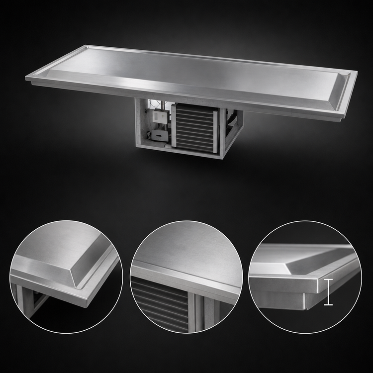 Product image #3 for Delfield N8287P 87-Inch Drop-In Self-Contained Frost Top