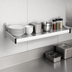 Thumbnail image #3 for Fermod 31-Inch Wide Solid Wall-Mounted Shelving Unit, 18-Inch Deep, Aluminum