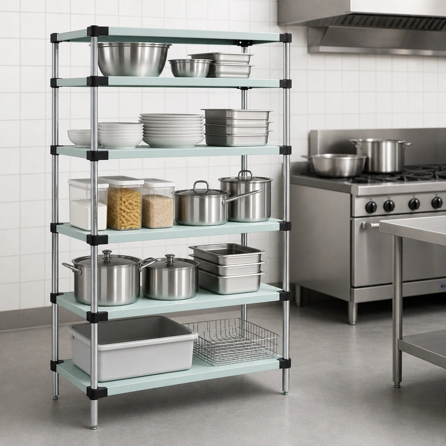 Five Solid Shelves