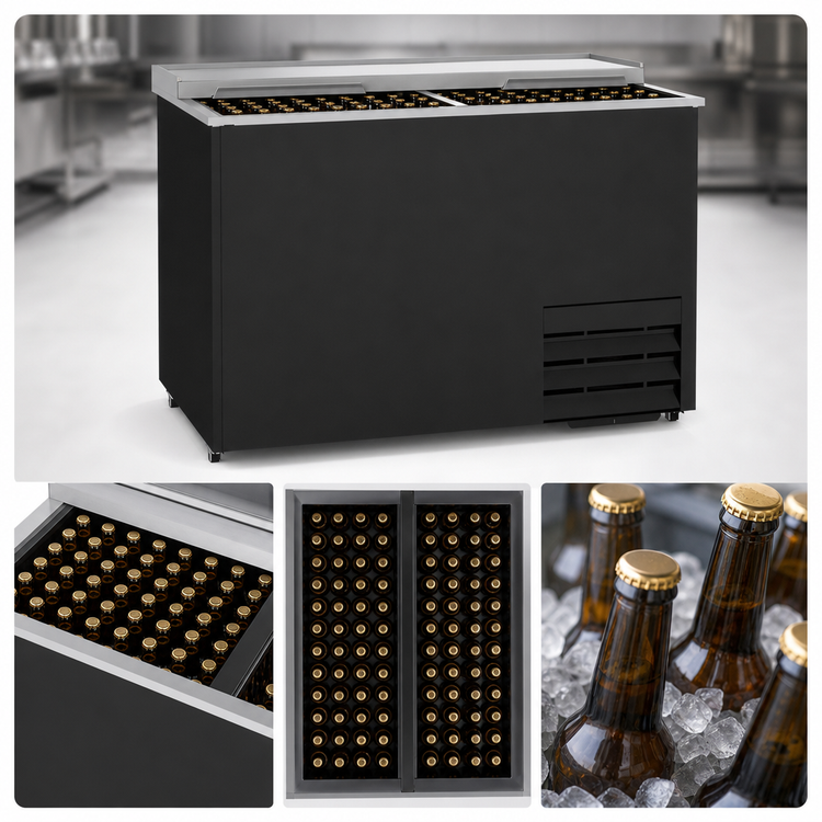 Product image #4 for Kelvinator Commercial 50-Inch Slide Top Bottle Cooler with 13.7 Cu. Ft. Capacity