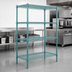 Thumbnail image #3 for EagleGard 4-Tier Starter Wire Shelving Unit, 36W x 21D x 63H, Hybrid Epoxy Finish