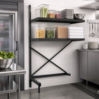 Thumbnail image #3 for Metro SmartLever SM763054-ADD Add-On Cantilevered Shelving Kit, 54"W x 30"D Shelf Fit, 76-3/8"H, Epoxy-Coated Steel