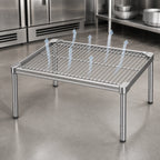 Thumbnail image #3 for Metro Super Erecta P2124BR Open-Wire Dunnage Rack Platform, 21 x 24 x 14.5 Inches, Zinc, Brite Finish