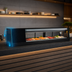 Thumbnail image #3 for Turbo Air 59-Inch Refrigerated Sushi Case with Left-Side Self-Contained Refrigeration and Straight Front Glass