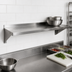 Thumbnail image #3 for John Boos Stallion 96-Inch Wall-Mounted Stainless Steel Shelf with Safety Edge and Rear Up-Turn