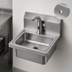 Thumbnail image #3 for Vollrath Wall-Mount Stainless Steel Hand Wash Sink, 1-Hole for Electronic Mixing Faucet, 17 x 15 Inches
