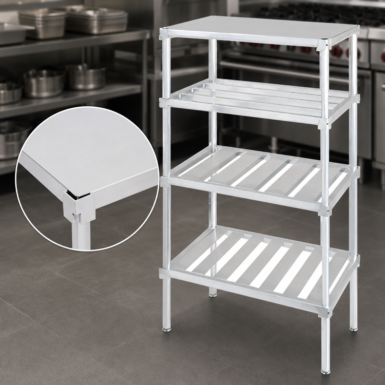Product image #3 for Channel Manufacturing SA2042 Solid Adjustable Aluminum Shelf, 42 x 20 x 2 Inches