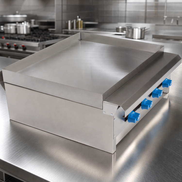 Product image #3 for Comstock-Castle EG36-PPG Countertop Gas Potato Pancake Griddle, 36-Inch Wide x 24-Inch Deep Surface, 75,000 BTU