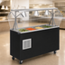Thumbnail image #3 for Vollrath 2-Series Affordable Portable Mobile Refrigerated Cafeteria Serving Unit with Breath Guard, 4-Pan, 60W x 24D x 35H