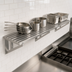 Thumbnail image #3 for Advance Tabco 72-Inch x 21-Inch Heavy Duty Slotted Stainless Steel Wall Shelf