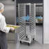 Thumbnail image #3 for Metro Roll-In Pass-Thru Refrigerator Pan Rack, 18-Full-Size Pan Capacity