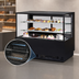 Thumbnail image #4 for Turbo Air 60-1/2 Inch Straight Front Refrigerated Bakery Display Case, Full Service, 19.4 Cu. Ft.