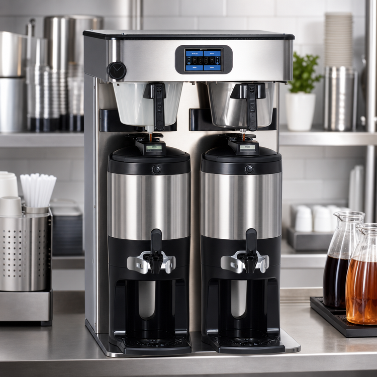 Product image #3 for BUNN Infusion Series ITCB Twin HV PE Dual-Sided High Volume Automatic Fill Tea and Coffee Brewer