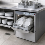 Thumbnail image #3 for Champion UL-130 Undercounter Low-Temperature Chemical Sanitizing Dishwasher, 21 Racks/Hour, 20" x 20" Rack