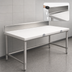 Thumbnail image #3 for 96 Inch x 30 Inch Poly Top Cutting Table with Removable 304 Stainless Steel Backsplash and Stainless Steel Tubular Base