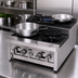 Thumbnail image #3 for Comstock-Castle SUFHP24 24-Inch Countertop Gas Step-Up Saute Hotplate with 4 Burners