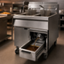 Thumbnail image #3 for Frymaster FQ FilterQuick 2FQE80U Dual 80 lb. Electric Commercial Deep Fryer with Built-in Filtration