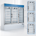 Thumbnail image #3 for Omcan USA Three-Section Reach-In Display Freezer with Self-Closing Hinged Glass Doors, 52.3 Cu. Ft., Bottom Mount