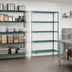 Thumbnail image #3 for Eagle Valu-Gard NSF 5-Tier Add-On Wire Shelving Unit, 24 x 18 x 86 Inches, Green Epoxy