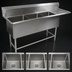 Thumbnail image #3 for John Boos Pro-Bowl 3-Compartment Stainless Steel Sink with Right-Hand Drainboard, 30