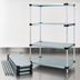 Thumbnail image #3 for Quantum 48-Inch W x 14-Inch D x 63-Inch H Solid Shelving Starter Kit, 4-Shelf, Stationary