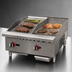 Thumbnail image #3 for Omcan 24-Inch Countertop Natural Gas Charbroiler and Griddle Combo with 12-Inch Cooking Surfaces