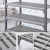 Thumbnail image #4 for Cambro Camshelving Premium 24 x 48 5-Shelf Vented Shelf Kit, Speckled Gray