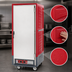 Thumbnail image #3 for Metro C5 3 Series Mobile Full Height Heated Holding Cabinet with Solid Door, Low Watt, Red Insulation Armour, Lip Load Slides