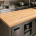 Thumbnail image #3 for John Boos Boos Block Northern Hard Rock Maple Kitchen Countertop, 132 x 30 x 1-1/2 Inch, Penetrating Oil Finish