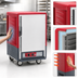 Thumbnail image #3 for Metro C5 3 Series Half-Height Single-Compartment Mobile Heated Holding Cabinet with Solid Door and Fixed Wire Slides
