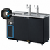 Thumbnail image #3 for Turbo Air Super Deluxe Club Top Beer Dispenser, 2 Half-Barrel Capacity, Black Vinyl Exterior, 2 Columns