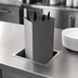 Thumbnail image #3 for Atlas Metal Drop-In Unheated Oval Platter Dispenser for 13-3/4 x 9-1/4 Inch Platters