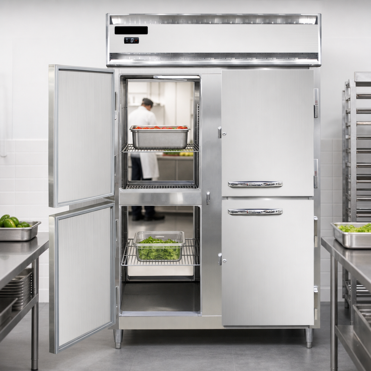 Product image #3 for Continental Refrigerator Designer Line D2FNPTHD Two-Section Pass-Thru Freezer