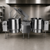 Thumbnail image #3 for Crown ELTM-40-2 Electric Twin Tilting 2/3 Steam Jacketed Mixer Kettle, 2x 40 Gallon Capacity