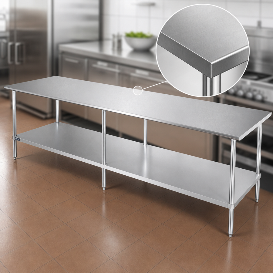 Reinforced Stainless Steel Top