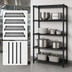 Thumbnail image #3 for Quantum Stationary Wire Shelving Starter Kit, 30 in. W x 21 in. D x 74 in. H, Black Epoxy Finish