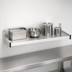 Thumbnail image #3 for Fermod Solid Wall Shelving Unit, 38 in. W x 18 in. D, Wall-Mounted Aluminum Shelf