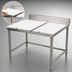 Thumbnail image #3 for Eagle Group 60-Inch x 24-Inch Poly Top Boning Table with Stainless Steel Base and 4-Inch Backsplash