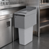 Thumbnail image #3 for Top Shelf TS Series 12 Inch Wide Stainless Steel Underbar Trash Receptacle Top Cover