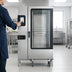 Thumbnail image #2 for Convotherm K12 C4 ET 20.20GS-N DD School Package Roll-In Gas Combi Oven with easyTouch Controls