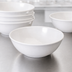 Thumbnail image #4 for Winco 11 oz White Round Melamine Nappie Bowl