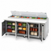 Thumbnail image #4 for Arctic Air 94-Inch Three-Section Refrigerated Pizza Prep Table with Cutting Board