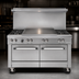 Thumbnail image #3 for Southbend Ultimate 48-Inch Gas Restaurant Range with 36-Inch Thermostatic Griddle and 2 Space Saver Ovens