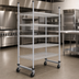 Thumbnail image #3 for Quantum 24-Inch Overhead Track Shelving Mobile Kit with 74-Inch Posts